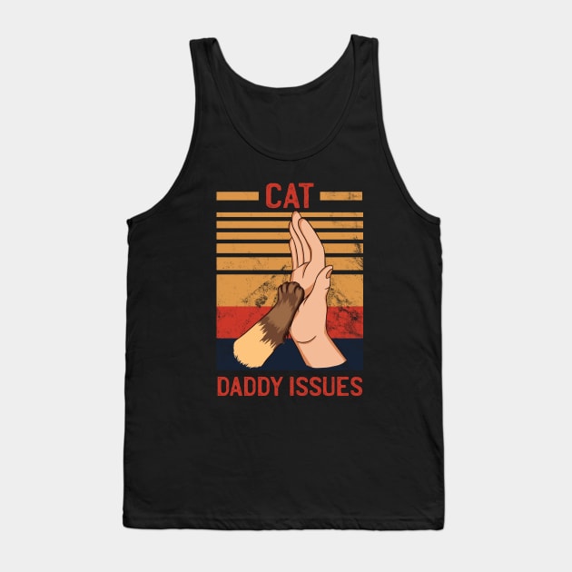 cat dad Tank Top by DopamIneArt